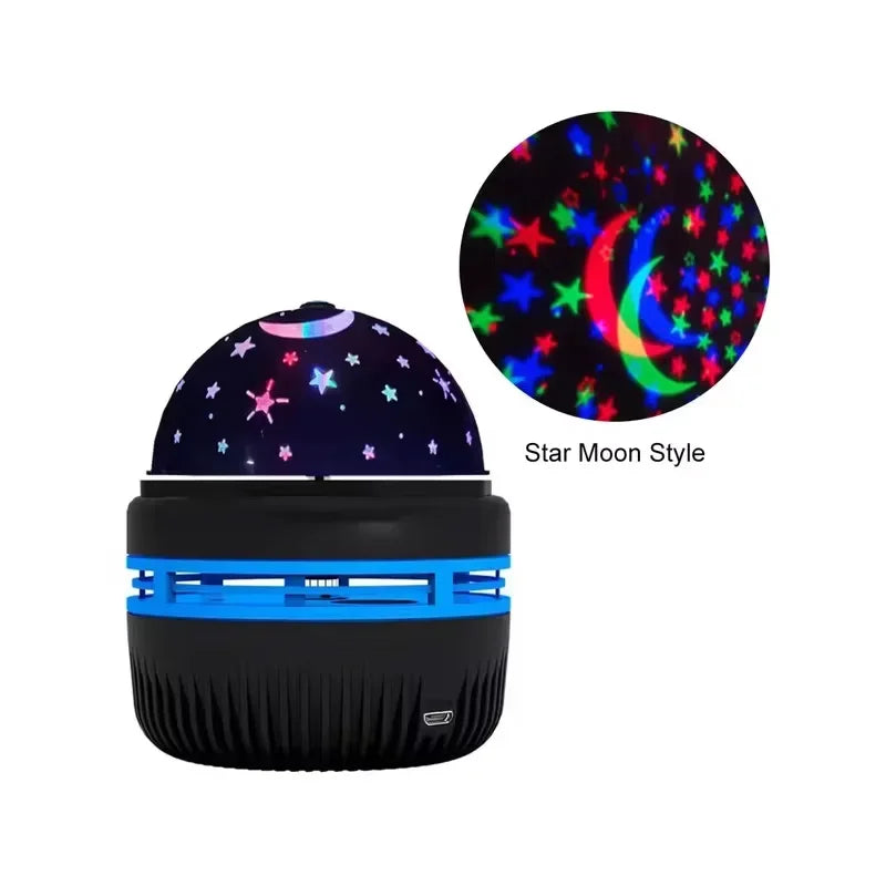 LED ciel étoilé veilleuses USB rotatif projecteur lampe boule magique lune étoile  atmosphère décorations